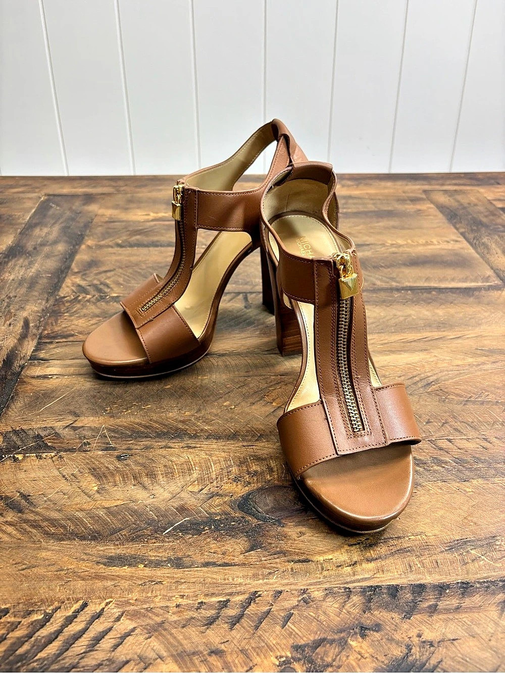 Michael Kors Brown High Heel Sandals